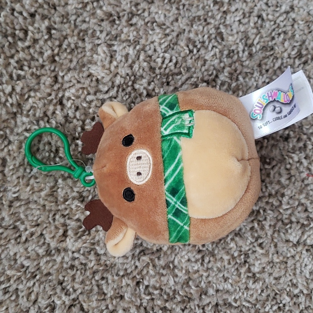 Squishmallows Ruby the Reindeer plush key chain